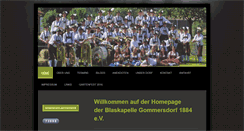 Desktop Screenshot of blaskapelle-gommersdorf.de