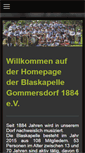 Mobile Screenshot of blaskapelle-gommersdorf.de